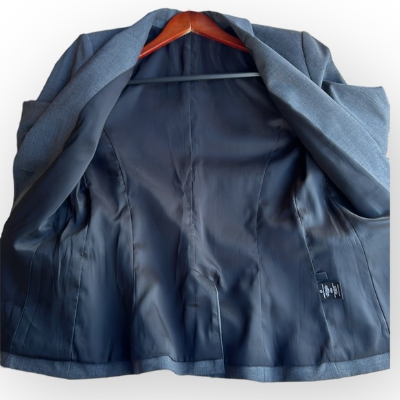 Theory Women’s Gray wool blend blazer size 10 - Picture 8 of 11